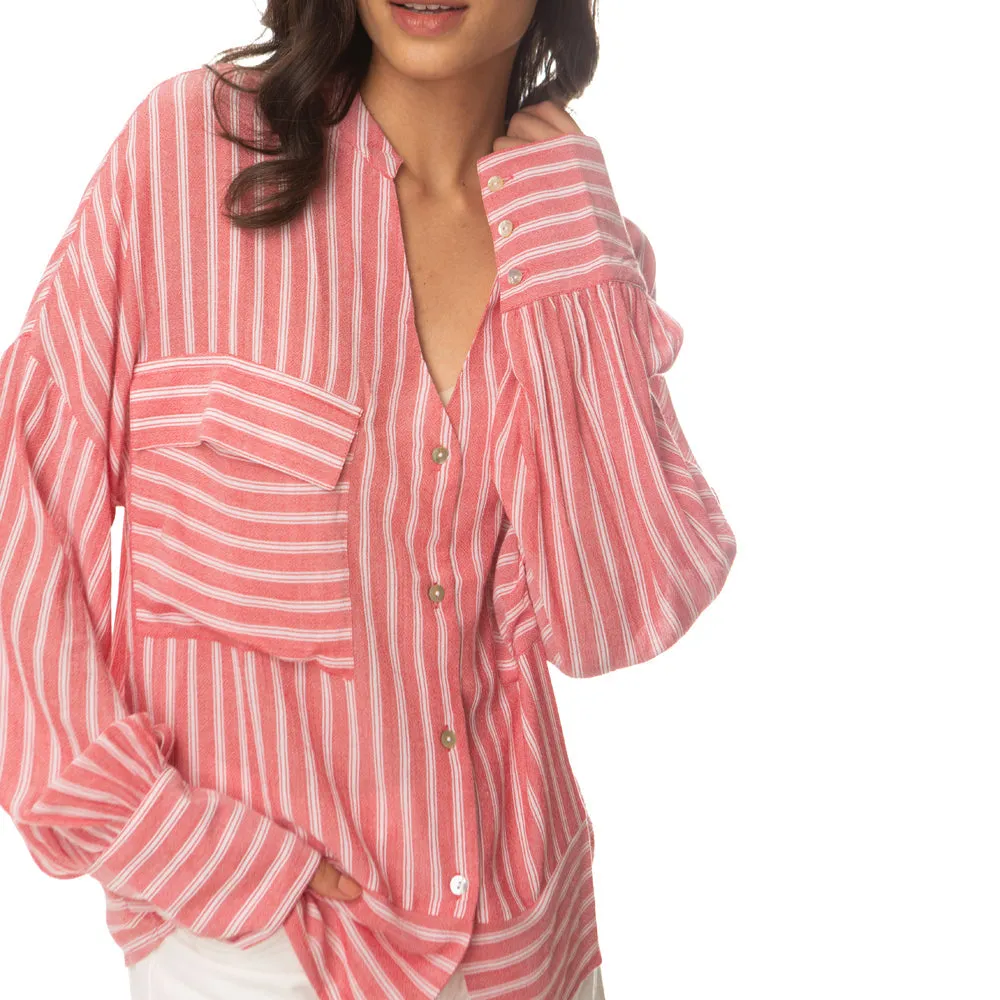 Striped Oversized Shirt sold by Myra Bag product image thumbnail 2