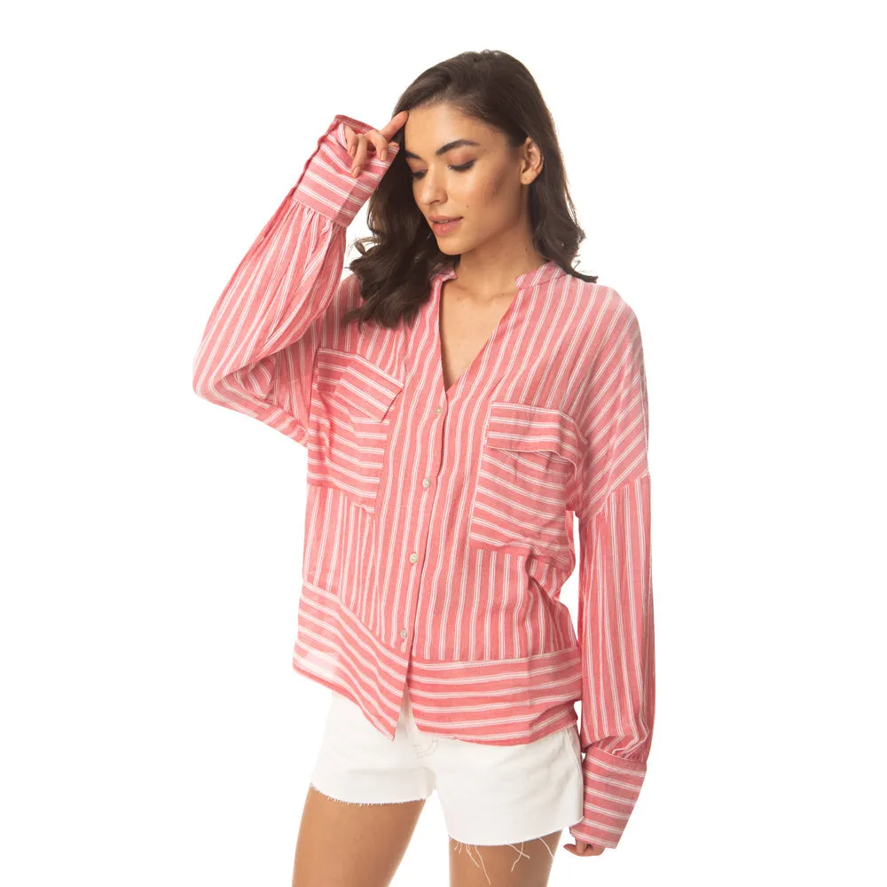 Striped Oversized Shirt sold by Myra Bag product image thumbnail 3