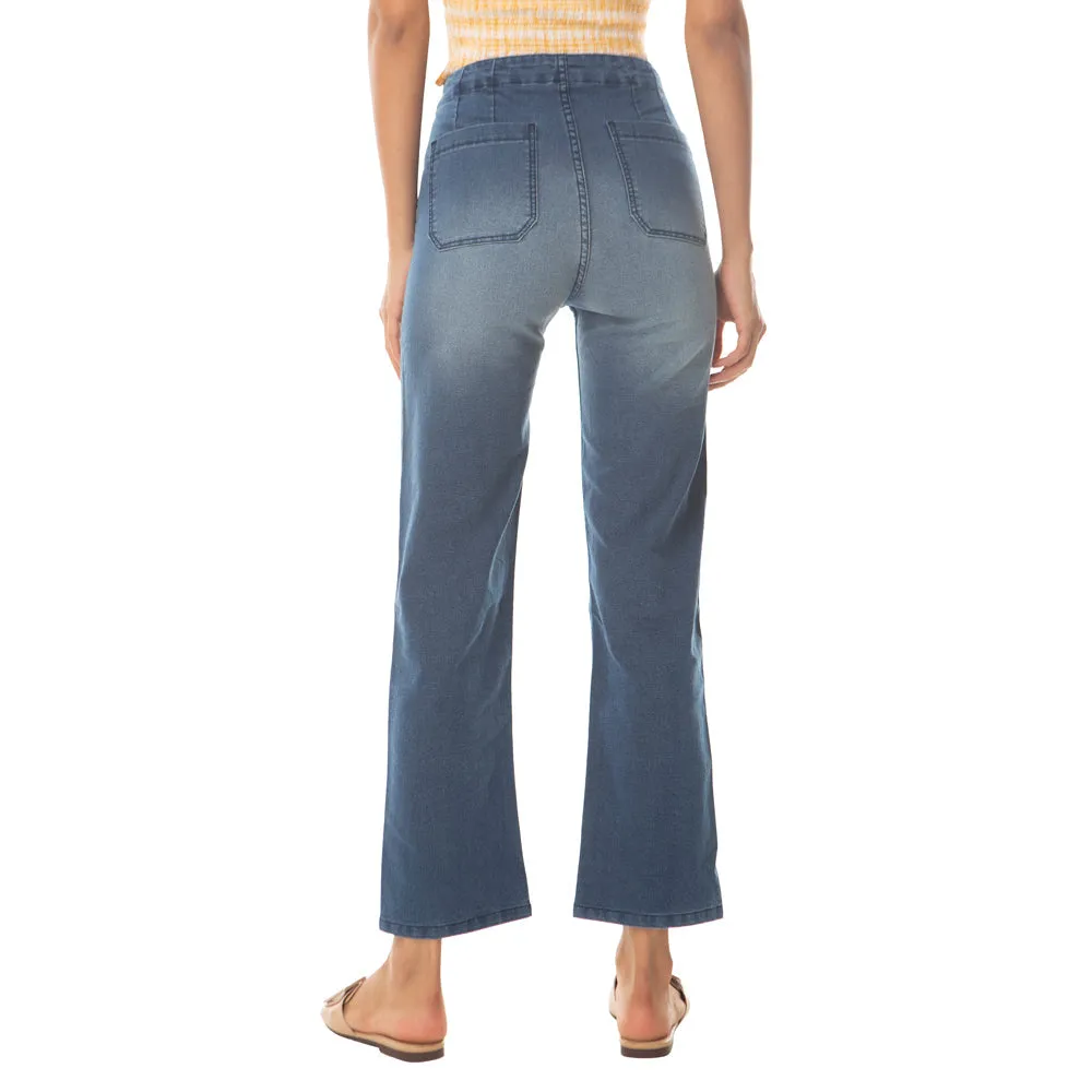 Sprico High-Waist Buttoned Jeans sold by Myra Bag product image thumbnail 5