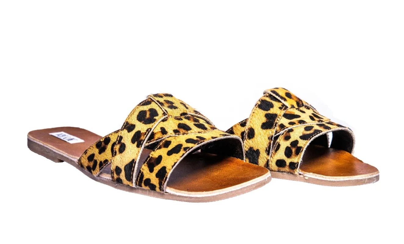 Leopard Print Layered Sandal sold by Myra Bag