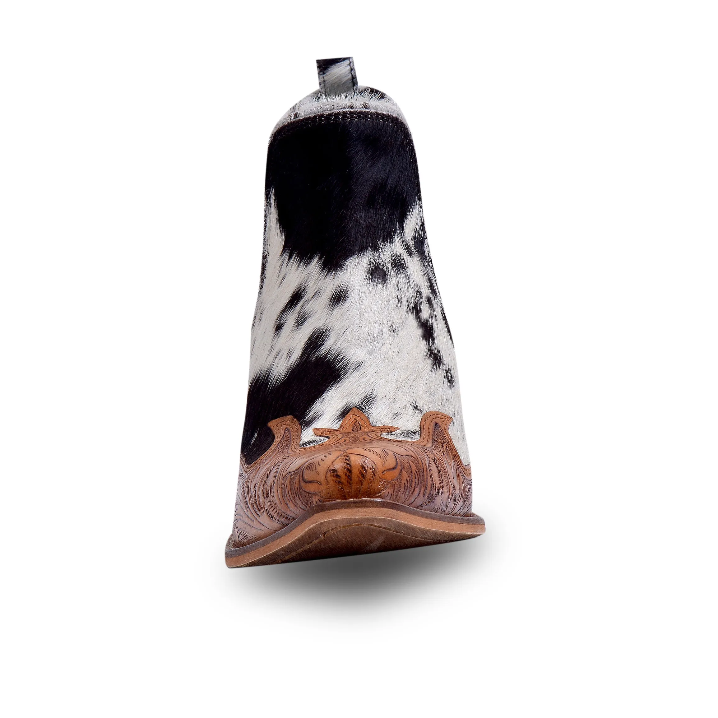 Frisco Blossom Hair-on Hide & Hand-tooled Boots sold by Myra Bag product image thumbnail 3