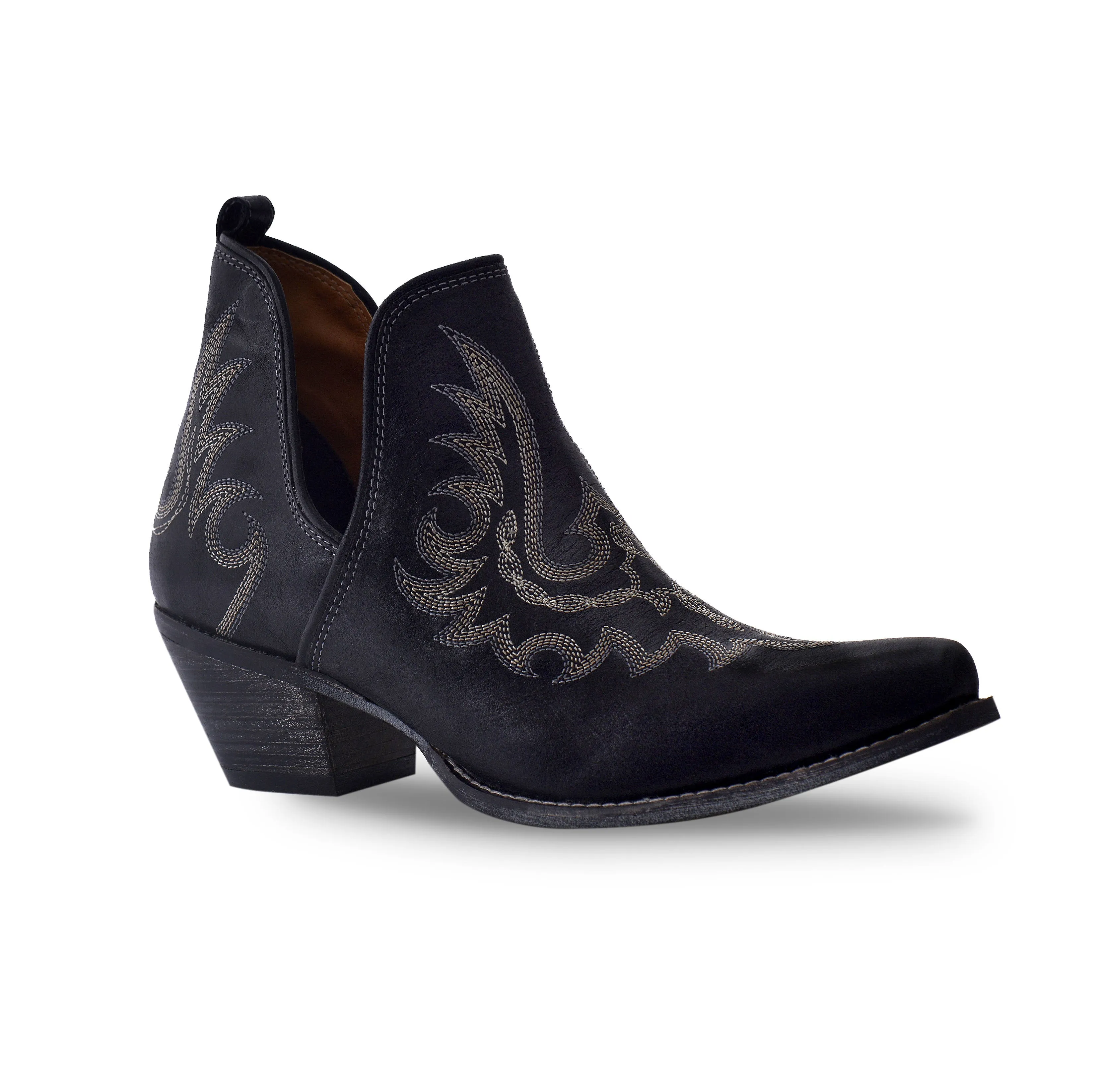 Lasso Lace Stitched Suede Leather Boots sold by Myra Bag product image thumbnail 2