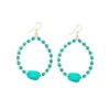 Turquoise Halo Earrings sold by Myra Bag