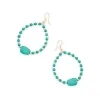 Turquoise Halo Earrings sold by Myra Bag