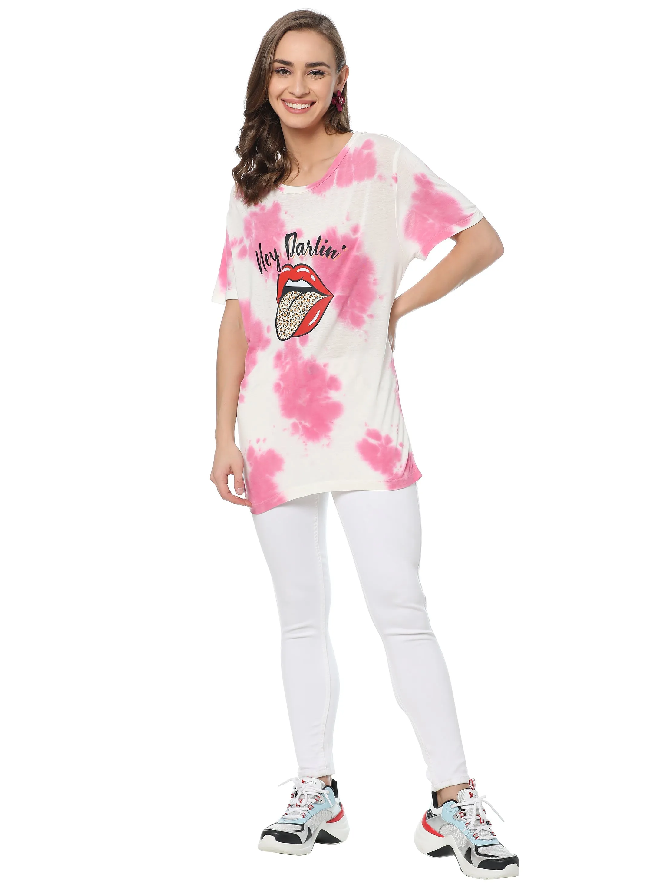 White Manic Tee sold by Myra Bag