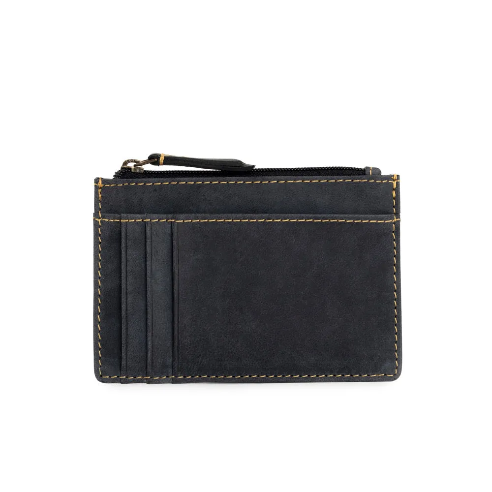 Western Fork Credit Card Holder in Coal sold by Myra Bag
