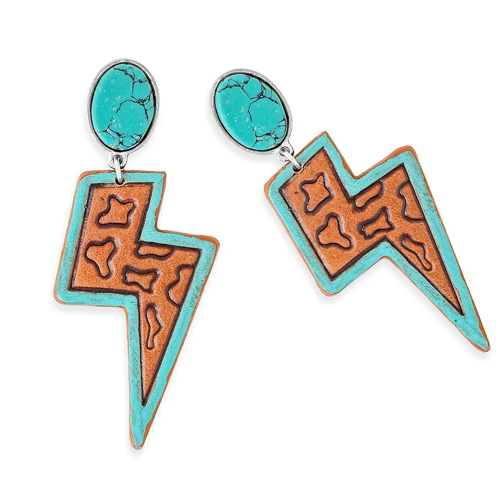 Inspiring Bolt Earrings sold by Myra Bag product image thumbnail 2