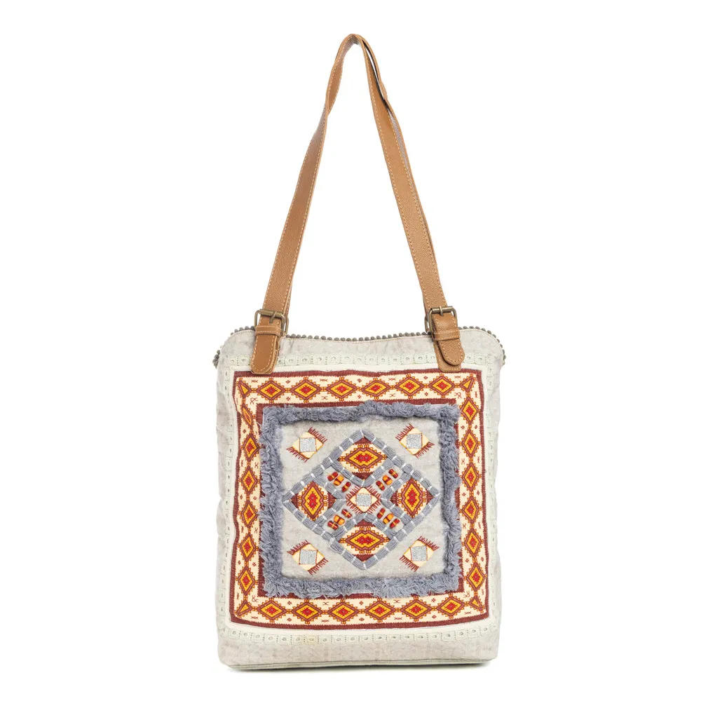 Four Corners Tote Bag sold by Myra Bag