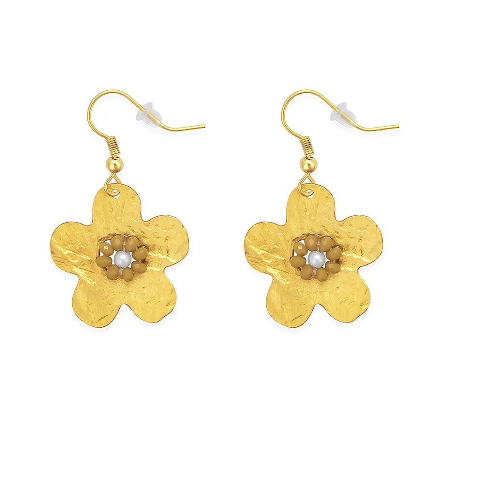 Paint Flower Earrings sold by Myra Bag product image thumbnail 2