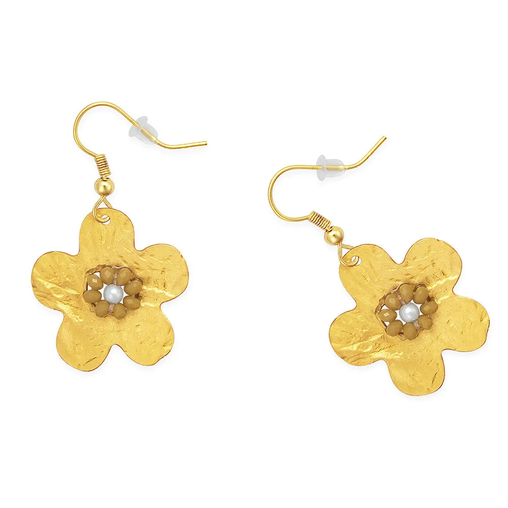 Paint Flower Earrings sold by Myra Bag