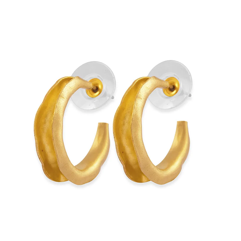 Golden Crescent Earrings sold by Myra Bag product image thumbnail 2