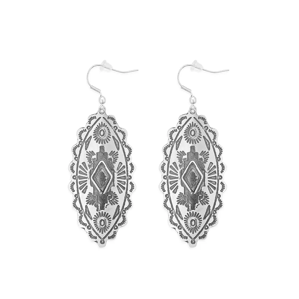 Heritage Shield Earrings sold by Myra Bag