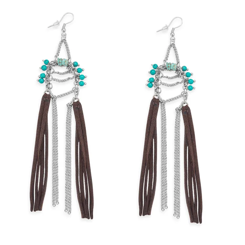 Mesa South Fringed Earrings sold by Myra Bag