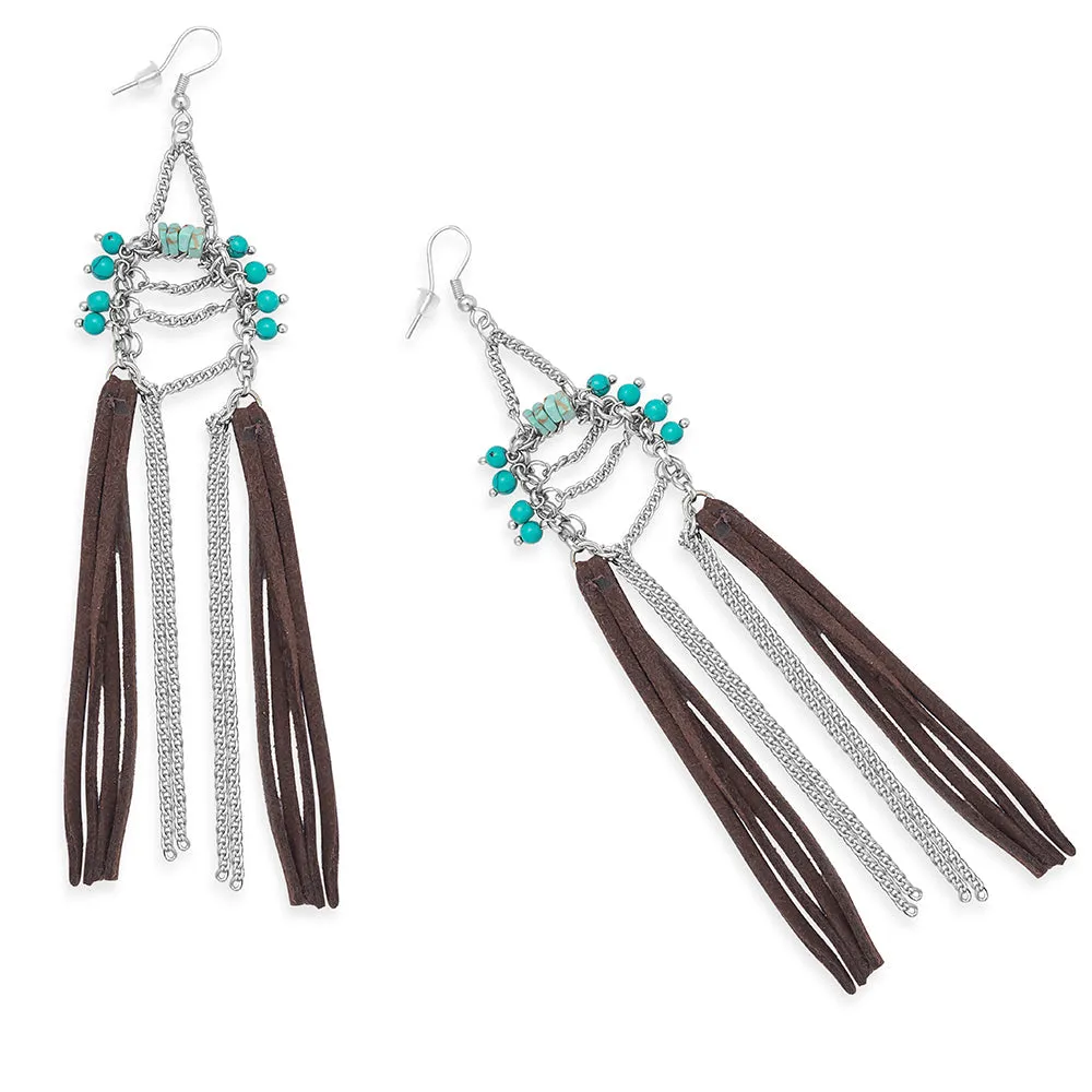 Mesa South Fringed Earrings sold by Myra Bag product image thumbnail 2