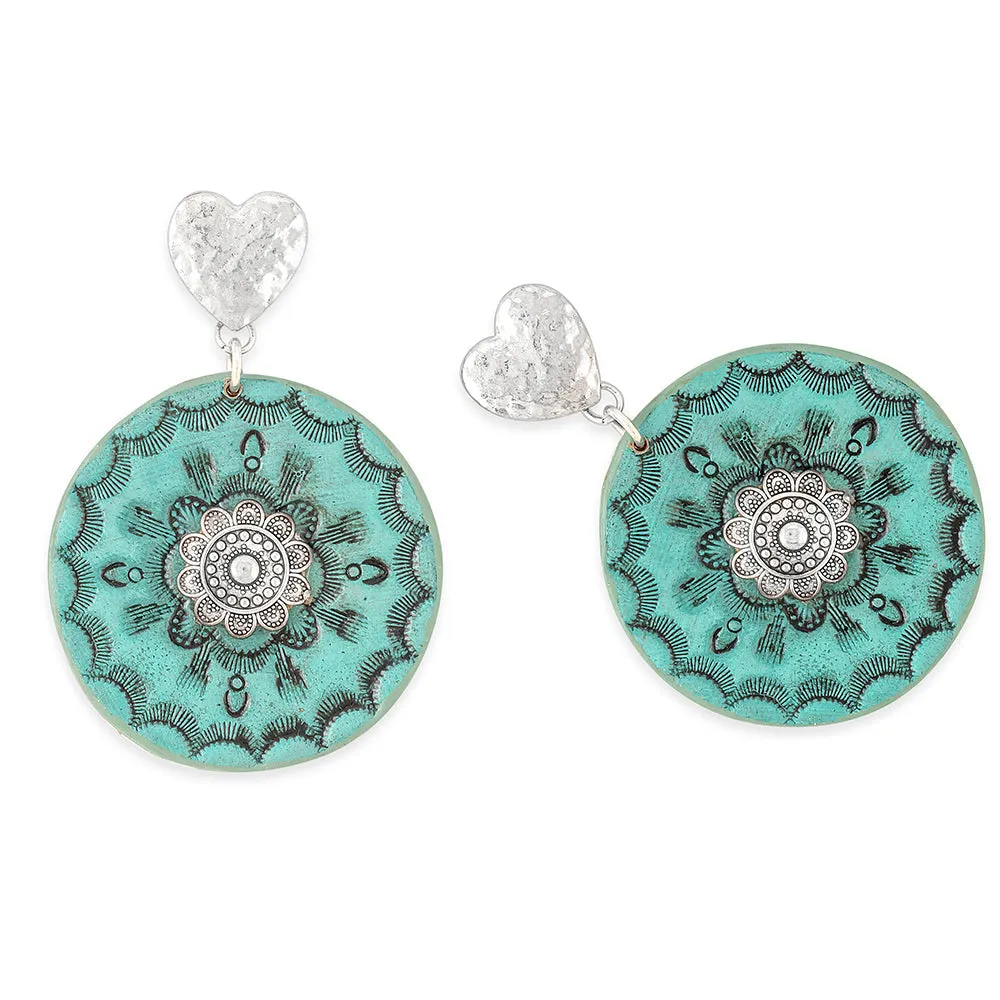 Deep Azure Earrings sold by Myra Bag product image thumbnail 2