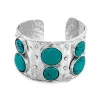 Brilliant Cabochon Cuff Bracelet sold by Myra Bag