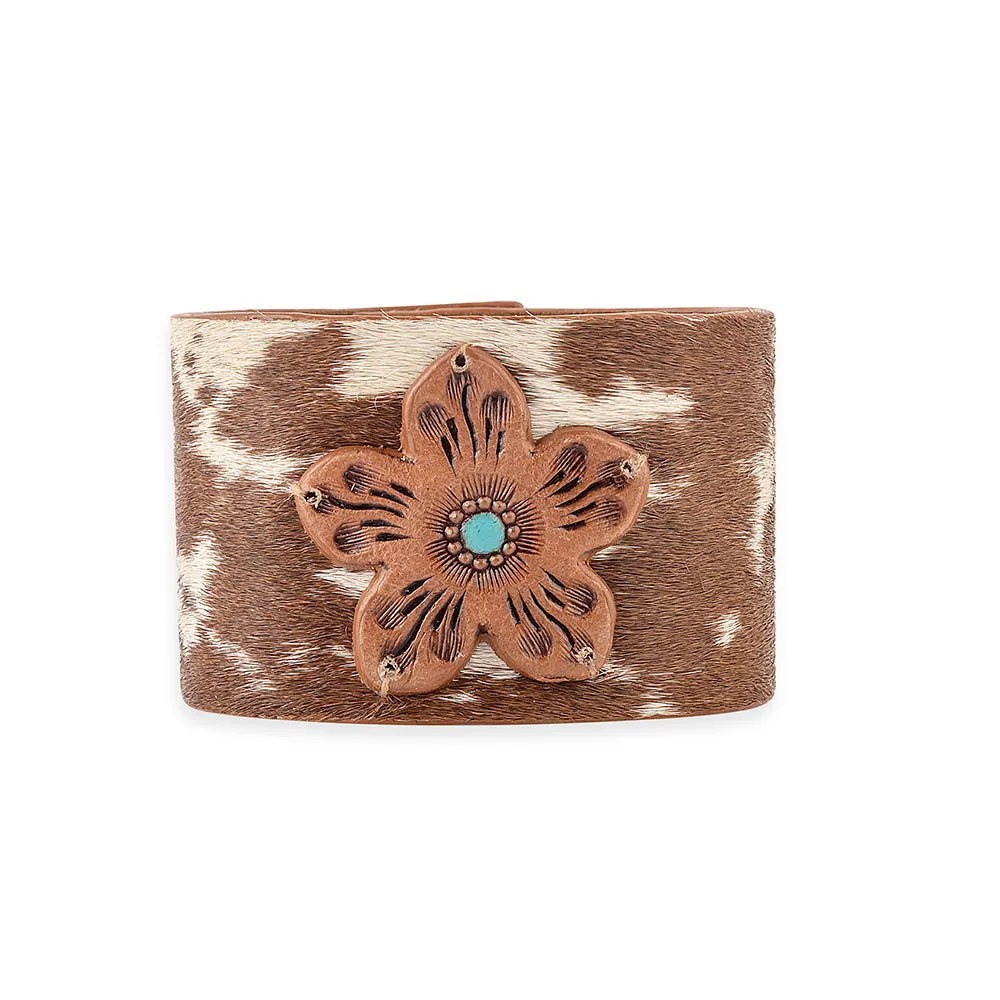 Stella Flower Cuff Bracelet sold by Myra Bag