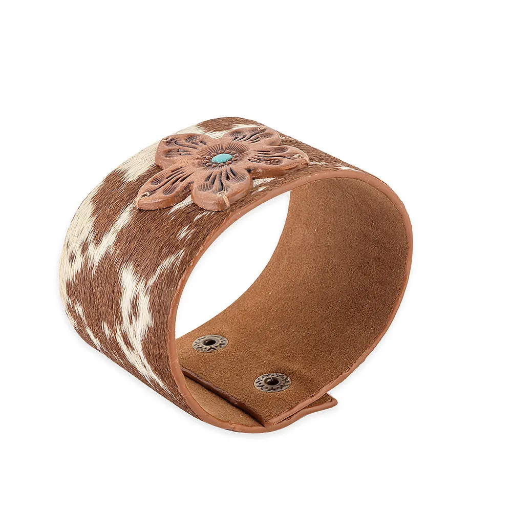Stella Flower Cuff Bracelet sold by Myra Bag product image thumbnail 5