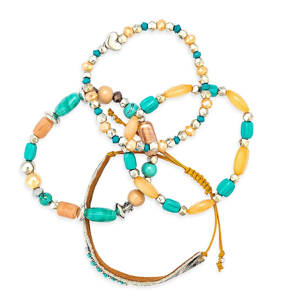 Fallon's Love Stacked Bracelet sold by Myra Bag product image thumbnail 2