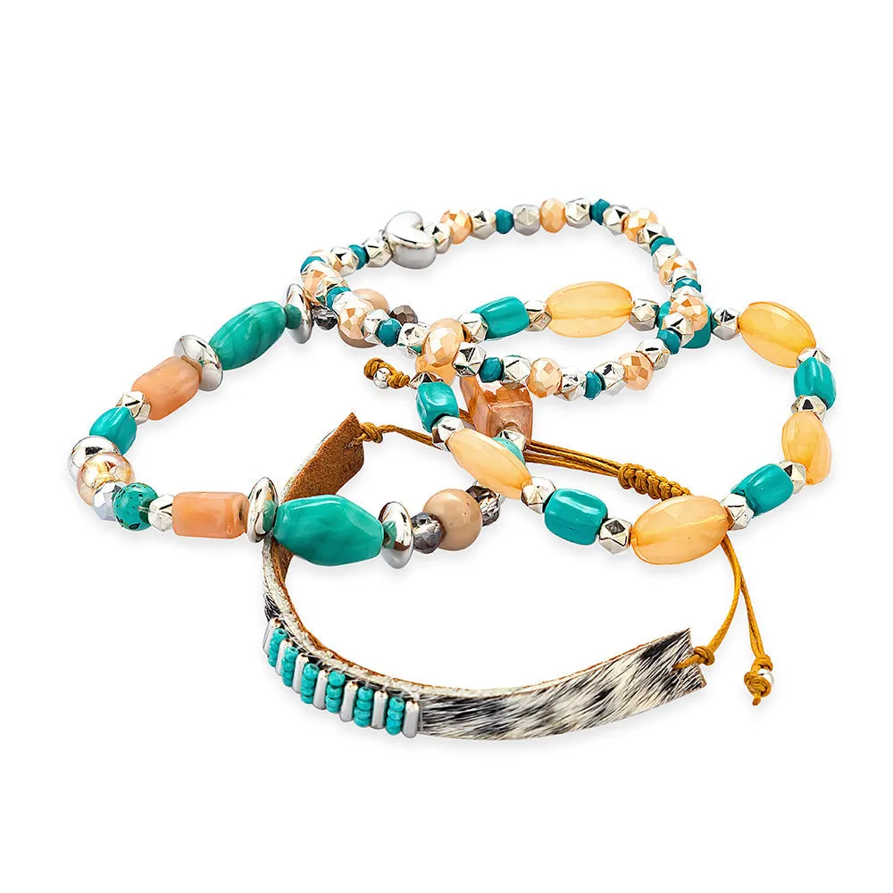 Fallon's Love Stacked Bracelet sold by Myra Bag product image thumbnail 3