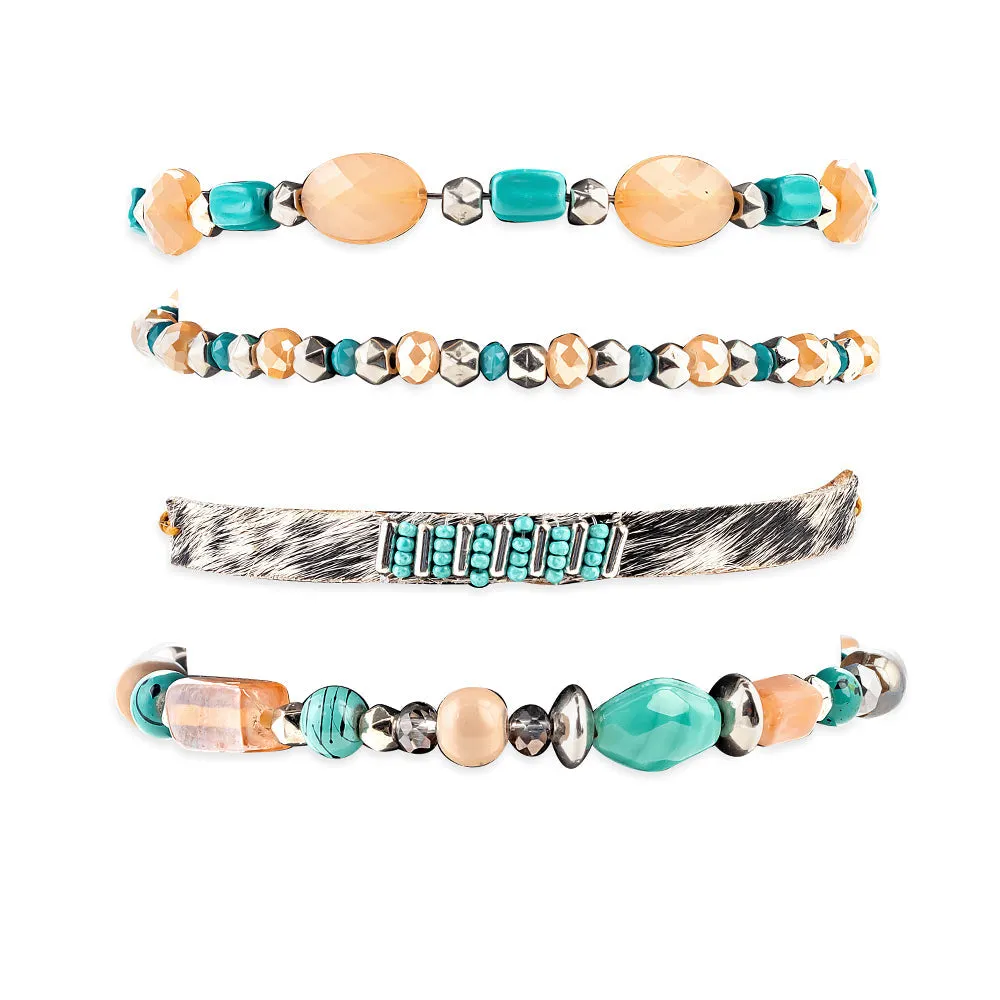 Fallon's Love Stacked Bracelet sold by Myra Bag