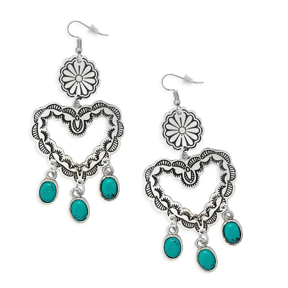 Amore Mio Pendant Earrings sold by Myra Bag product image thumbnail 2