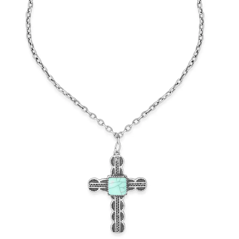 Centerstone Cross Necklace sold by Myra Bag