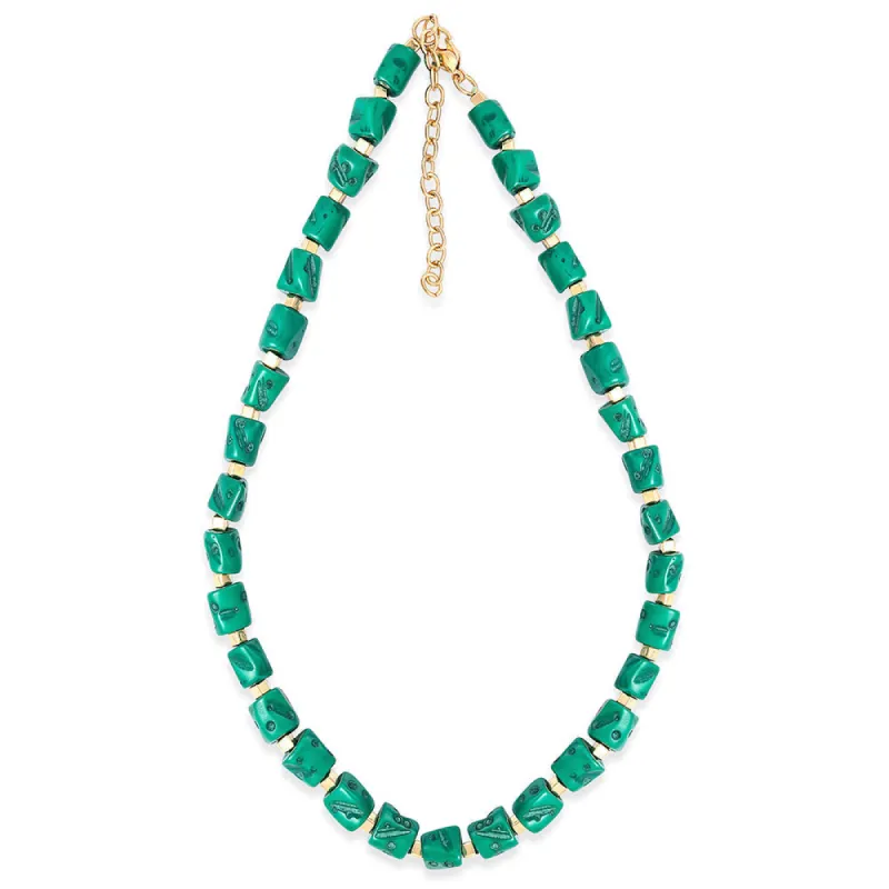 Green Fork Necklace sold by Myra Bag