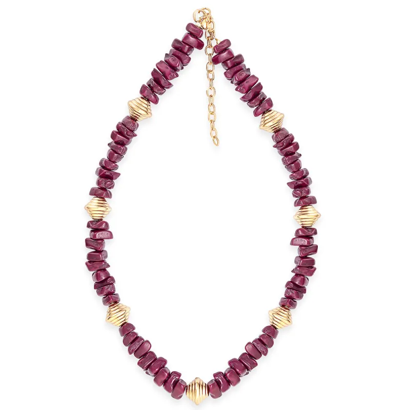 Scarlet Gems Necklace sold by Myra Bag
