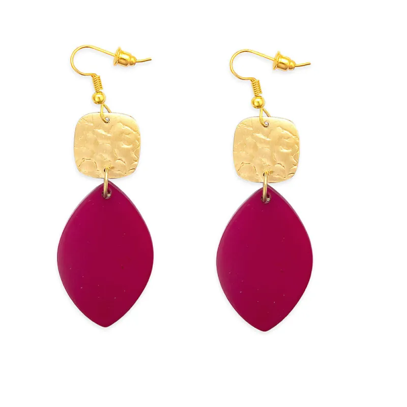 La Vida Earrings in Scarlet sold by Myra Bag
