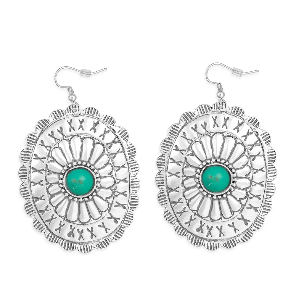Radiant Concho Earrings sold by Myra Bag