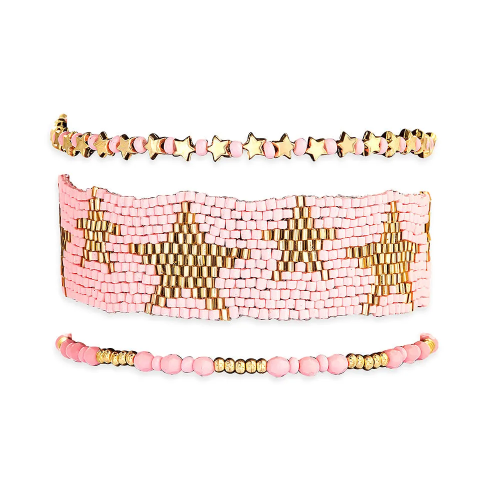Starshine Bracelet in pink sold by Myra Bag