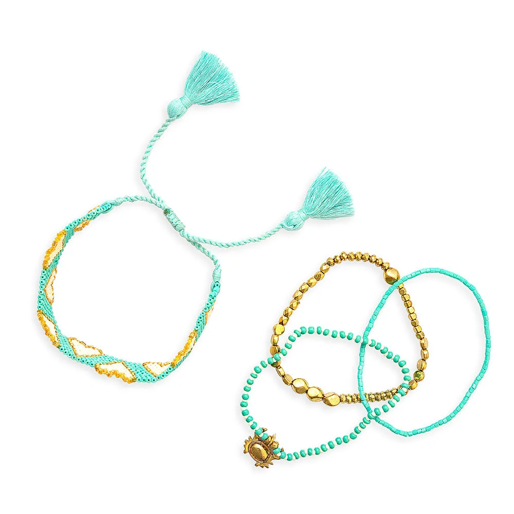 Love Unbounded Bracelet in Teal sold by Myra Bag product image thumbnail 2