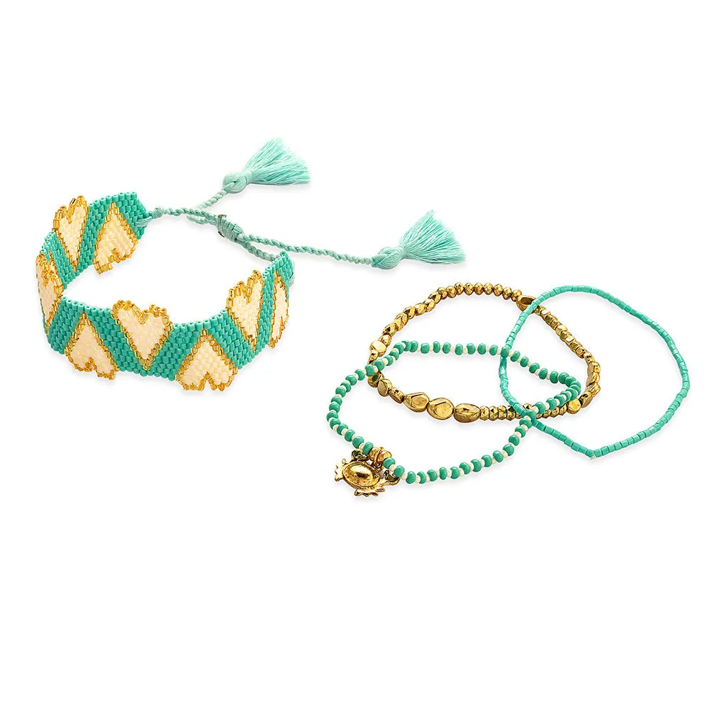 Love Unbounded Bracelet in Teal sold by Myra Bag product image thumbnail 3
