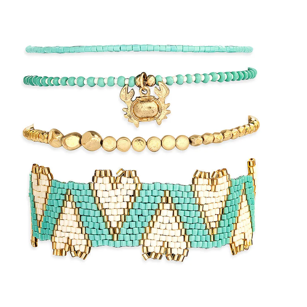 Love Unbounded Bracelet in Teal sold by Myra Bag