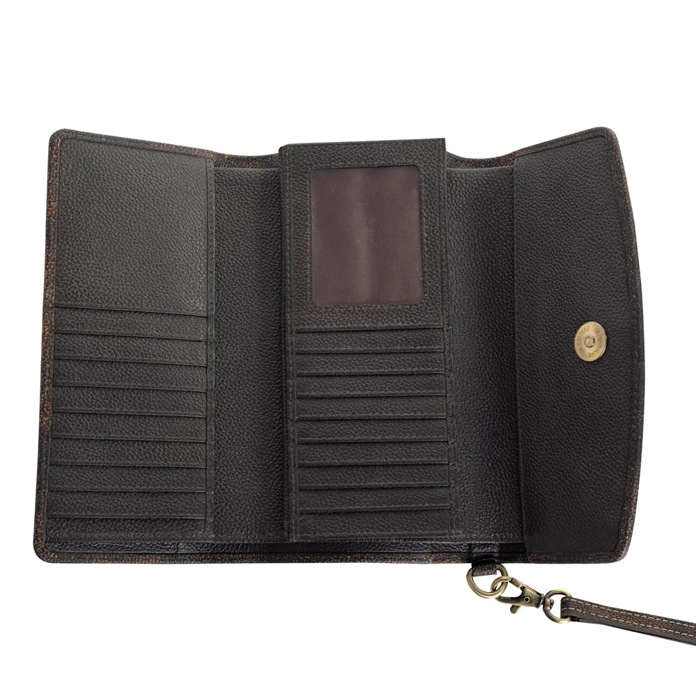 Angelstone Wallet in Black & White sold by Myra Bag product image thumbnail 4