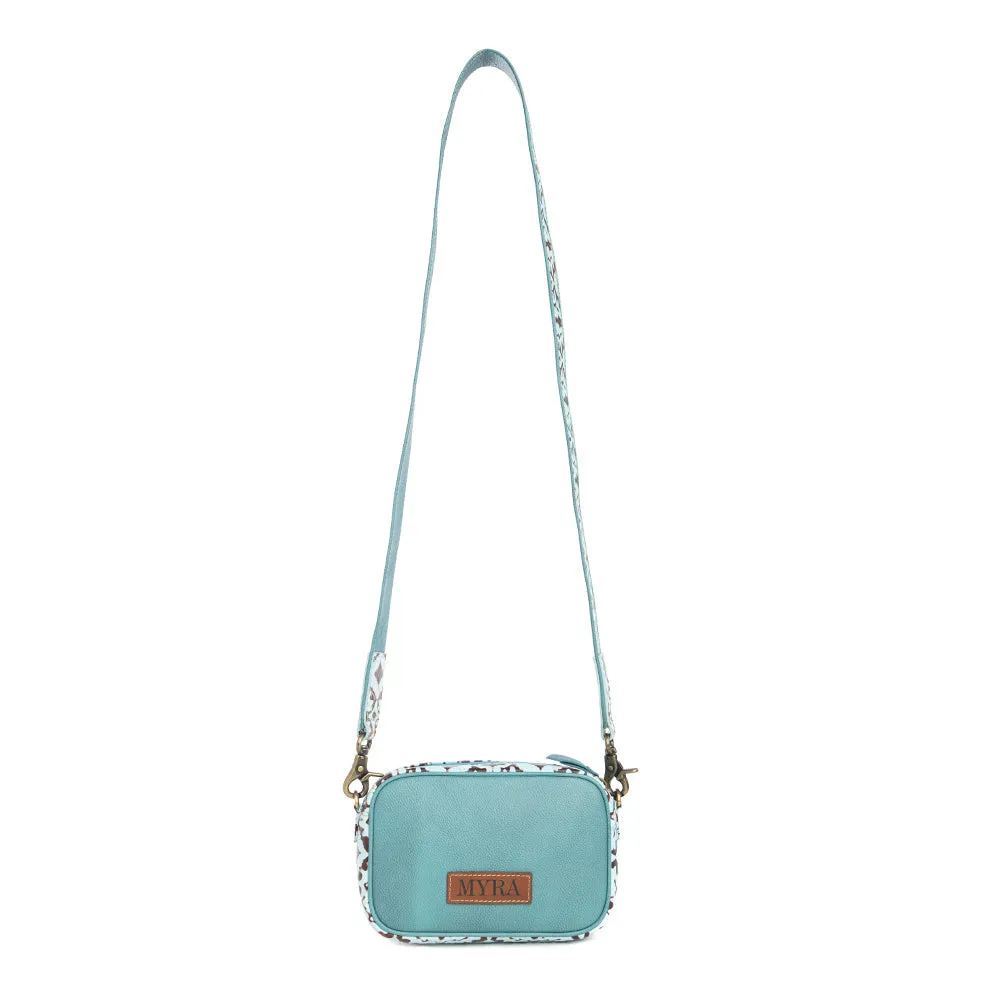 Tilla's Mine Trail Shoulder Bag in Turquoise & Black sold by Myra Bag product image thumbnail 4