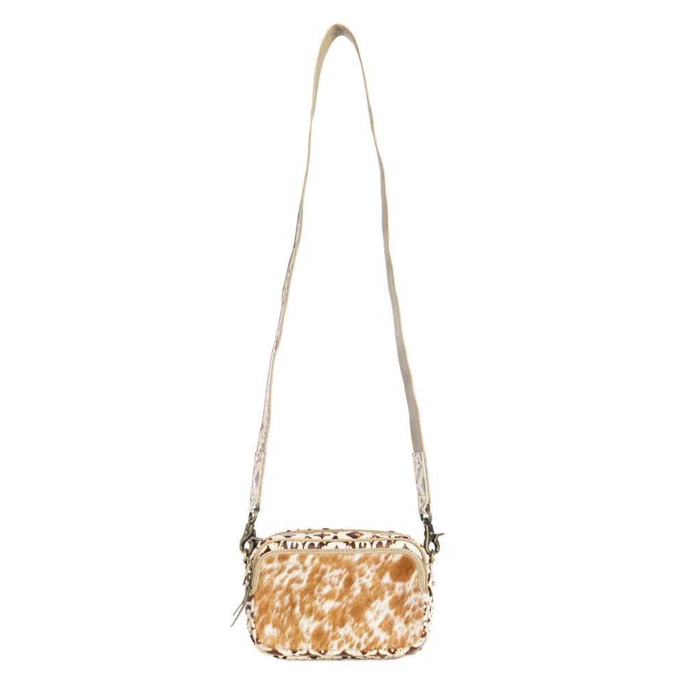 Tilla's Mine Trail Shoulder Bag in Caramel & Brown sold by Myra Bag product image thumbnail 2