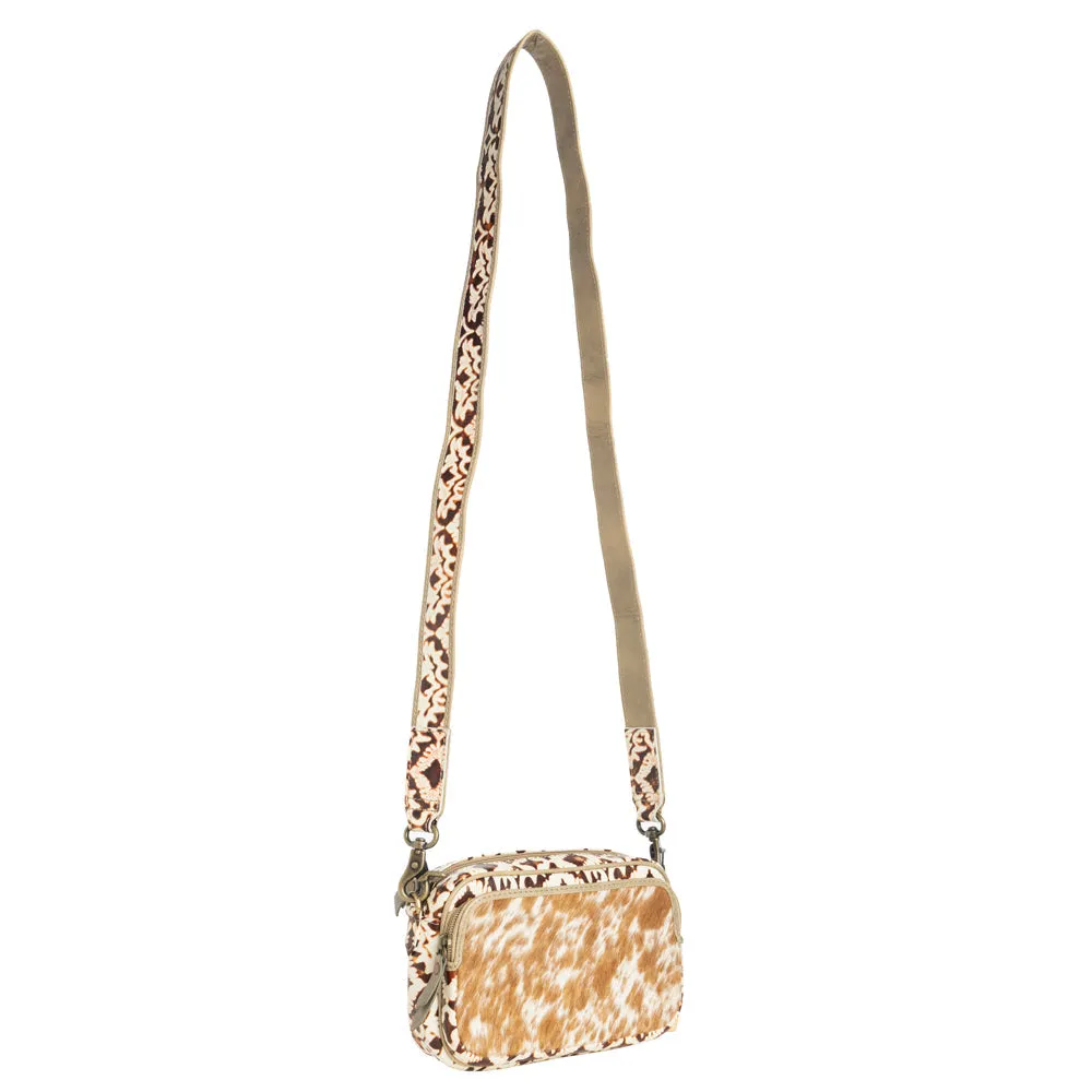 Tilla's Mine Trail Shoulder Bag in Caramel & Brown sold by Myra Bag product image thumbnail 3