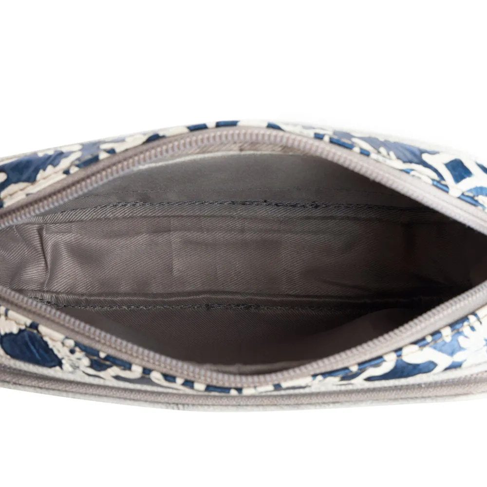 Tilla's Mine Trail Shoulder Bag in Blue & Gray sold by Myra Bag product image thumbnail 5