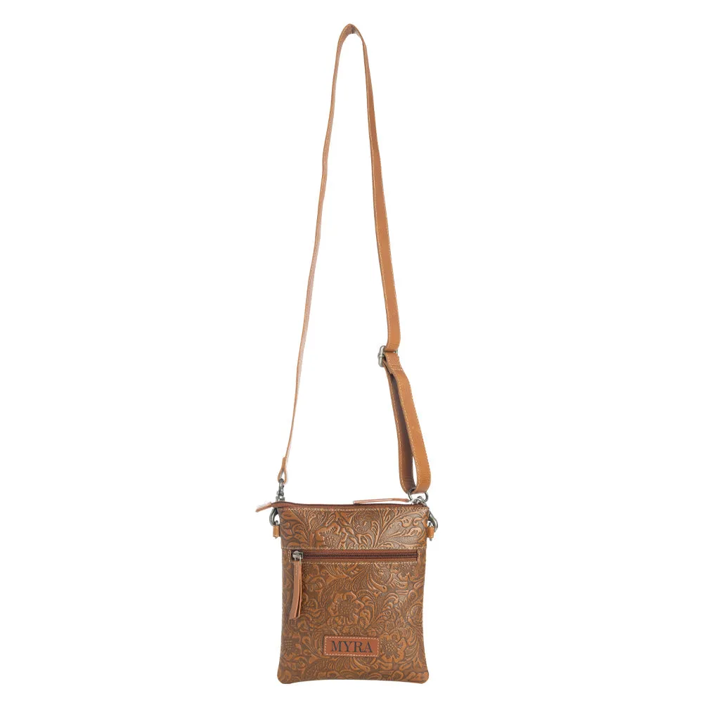 Wonder Trail Shoulder Bag in Caramel sold by Myra Bag product image thumbnail 4