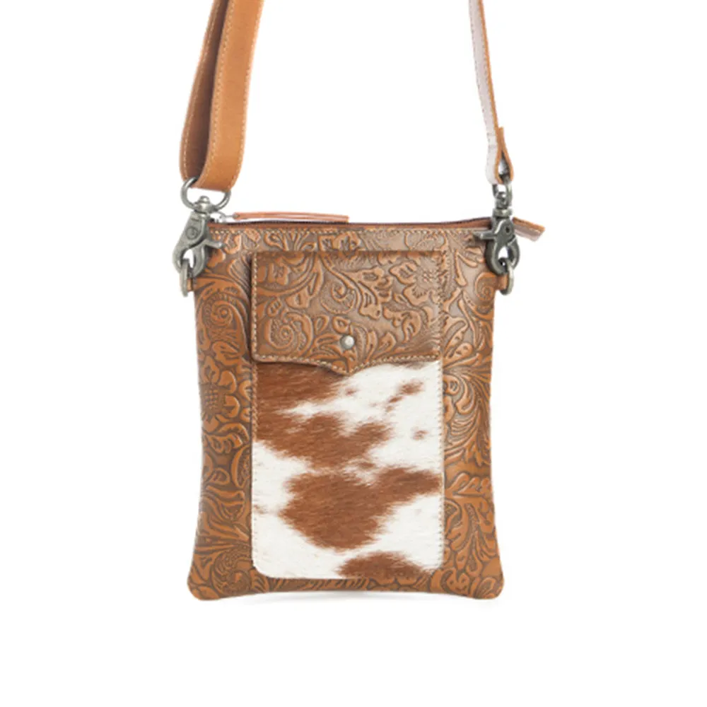 Wonder Trail Shoulder Bag in Caramel sold by Myra Bag