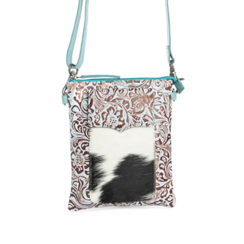 Wonder Trail Shoulder Bag in Turquoise sold by Myra Bag