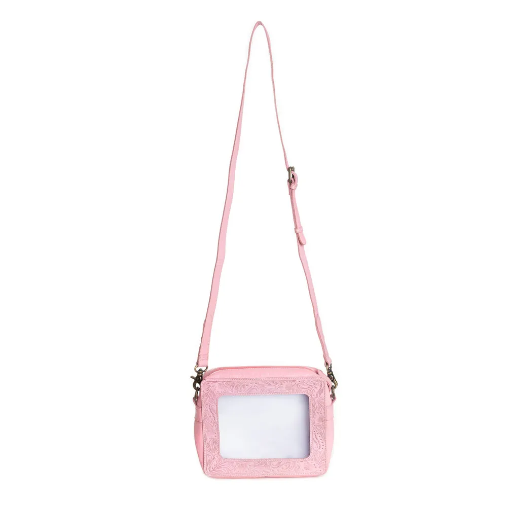 Open Vista Clear Bag in Pink sold by Myra Bag product image thumbnail 2