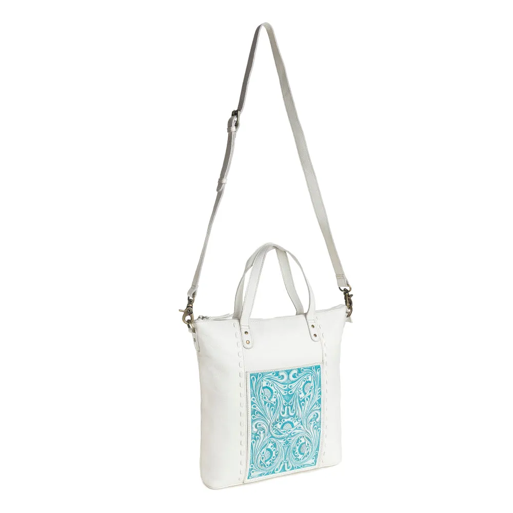 Steerhallow Canyon Shoulder Bag in White sold by Myra Bag product image thumbnail 3