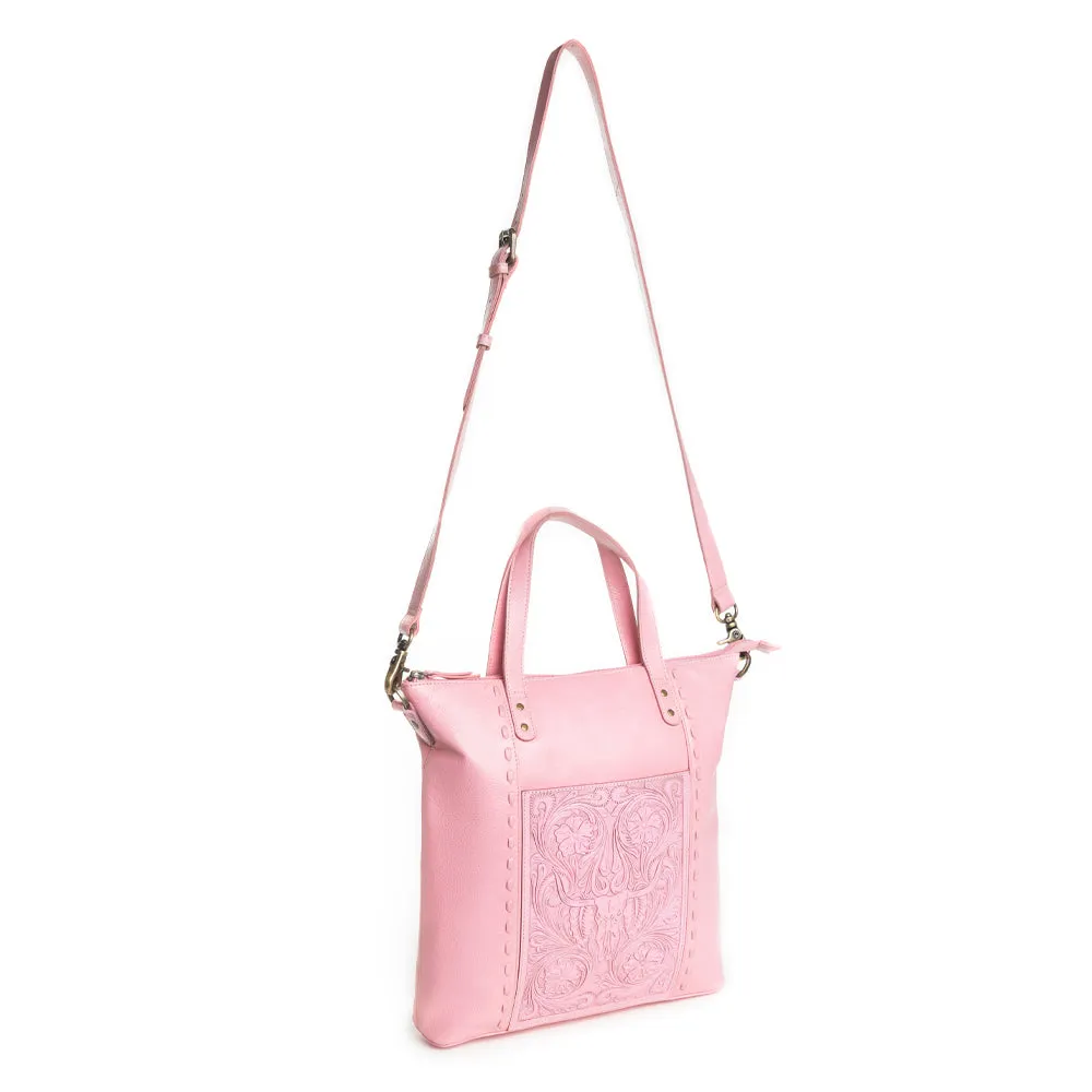 Steerhallow Canyon Shoulder Bag in Pink sold by Myra Bag product image thumbnail 3