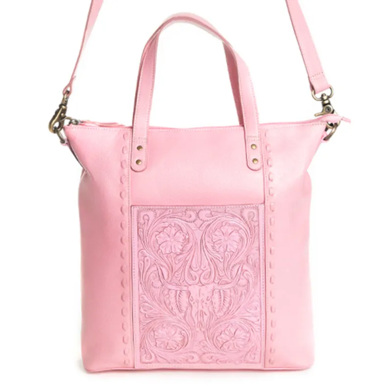 Steerhallow Canyon Shoulder Bag in Pink sold by Myra Bag