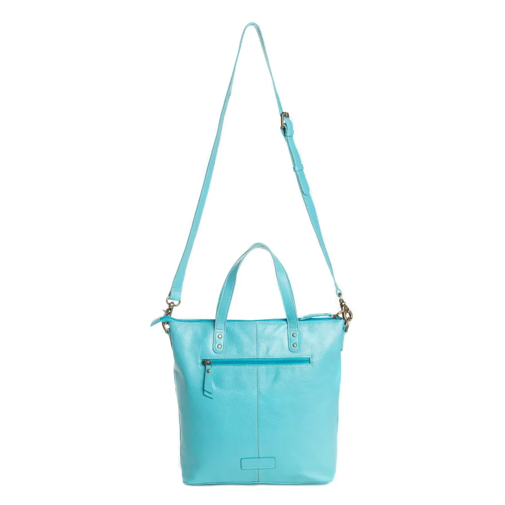 Steerhallow Canyon Shoulder Bag in Turquoise sold by Myra Bag product image thumbnail 4