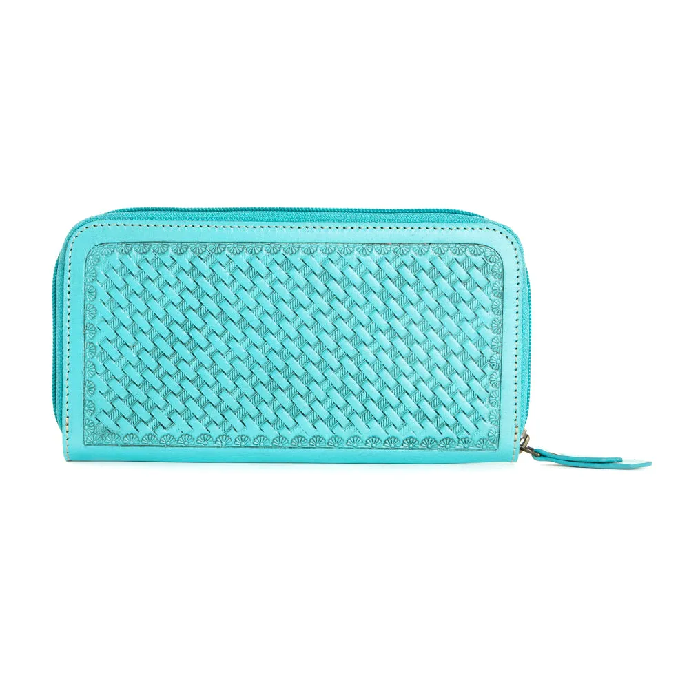 Steerhallow Canyon Wallet in Turquoise sold by Myra Bag product image thumbnail 2