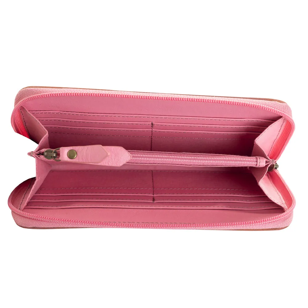 Steerhallow Canyon Wallet in Pink sold by Myra Bag product image thumbnail 4